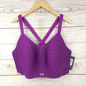 Under Armour Women's Continuum Mid Print Sports Bra Medium Support Size 3X NEW